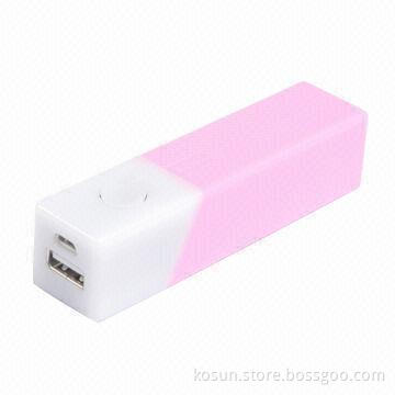 Portable Power Bank with 6000mAh Polymer Battery Capacity